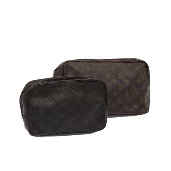 LOUIS VUITTON Monogram Trousse Toilette Clutch Bag 2Set - Picture 1 of 16